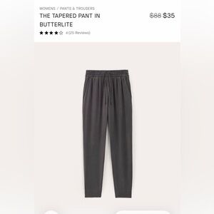 Everlane Tapered Joggers in Dark Gray Medium New NWT